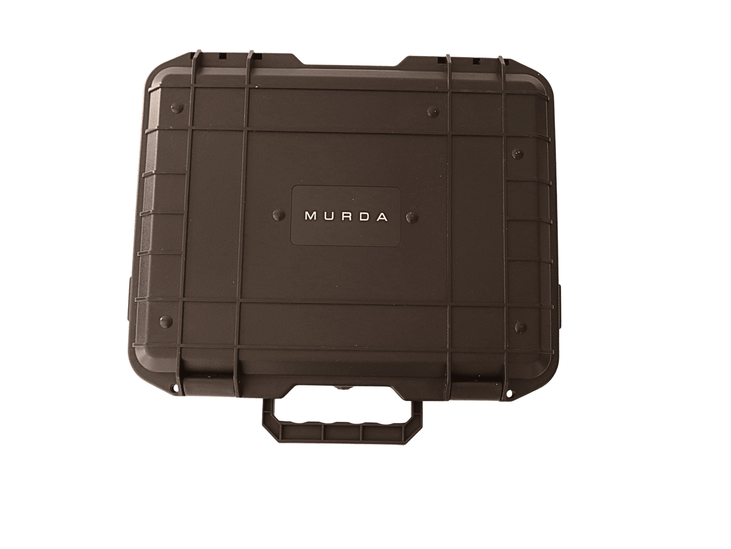 Momentum 360 Magnetic Beacon Kit closed carry case with MURDA logo, top-down view showing rugged handle and latches