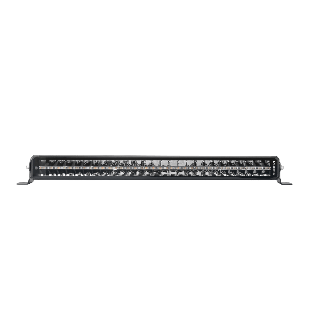 Murda MX Series 30 inch LED light bar angled view showing beam pattern