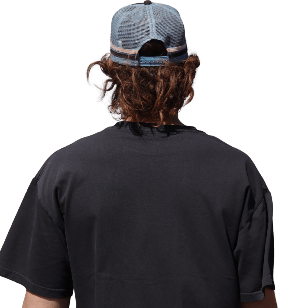 Murda Work T-Shirt navy blue lifestyle product view