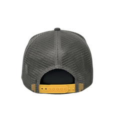 Murda Trucker Cap rear view black mesh with adjustable snapback