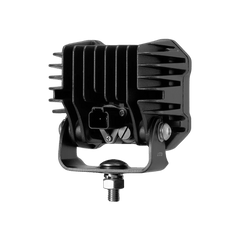 Mega 4800 LED work light bottom angle showing stainless steel stud mount