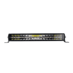 Murda MX Series 20 inch LED light bar front view showing LEDs and DRL strip