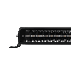Murda MX Series 30 inch LED light bar side profile with mounting brackets