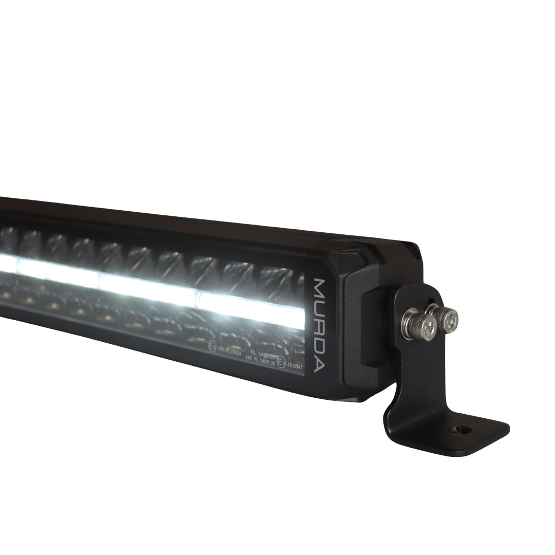 Murda MX Series 30 inch LED light bar close up LED and reflector detail